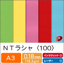 ＮＴラシャ＜100＞A3/4枚